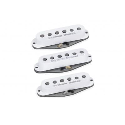 SEYMOUR DUNCAN PSYCHEDELIC STRATOCASTER KIT CAPOTS BLANCS