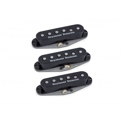 SEYMOUR DUNCAN PSYCHEDELIC STRATOCASTER KIT CAPOTS NOIRS