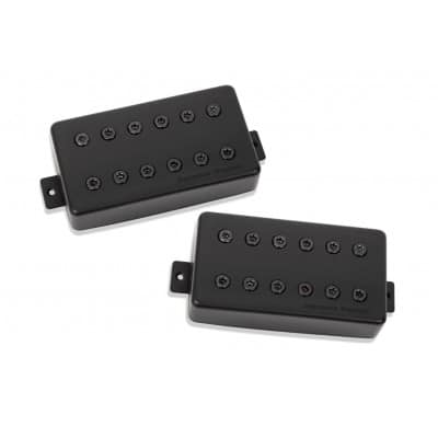 SEYMOUR DUNCAN SET DE MICROS HUMBUCKER SIGNATURE MARK HOLCOMB SCARLET ET SCOURGE CAPOTS NOIRS