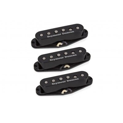 SCOOPED STRATOCASTER KIT CAPOTS NOIRS
