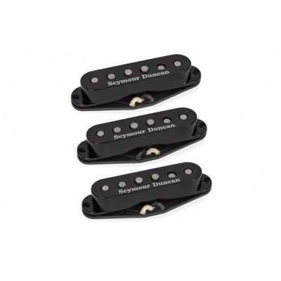 SEYMOUR DUNCAN SCOOPED STRATOCASTER KIT CAPOTS BLACK