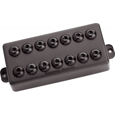 SEYMOUR DUNCAN Invader, 7 Cordes, Humbucker Chevalet, Capot Noir Metal