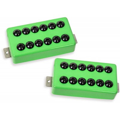 SEYMOUR DUNCAN HUMBUCKER SET INVADERS SH-8 LIME GREEN