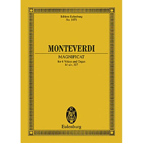 EULENBURG MONTEVERDI C. - MAGNIFICAT M XIV, 327 / SV 206, ANH.