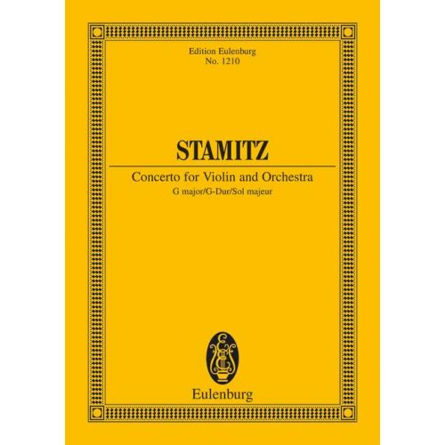 STAMITZ CARL - CONCERTO G MAJOR - VIOLIN AND ORCHESTRA