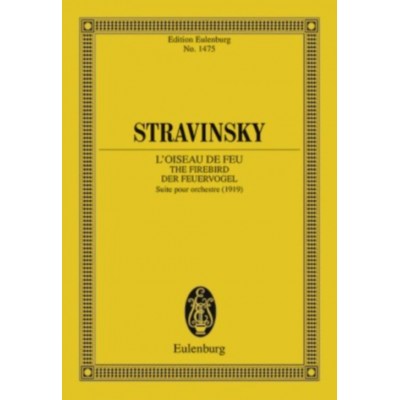 STRAVINSKY IGOR - L'OISEAU DE FEU (1919) - ORCHESTRA 