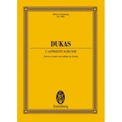 DUKAS PAUL - THE SORCERER'S APPRENTICE - SCORE