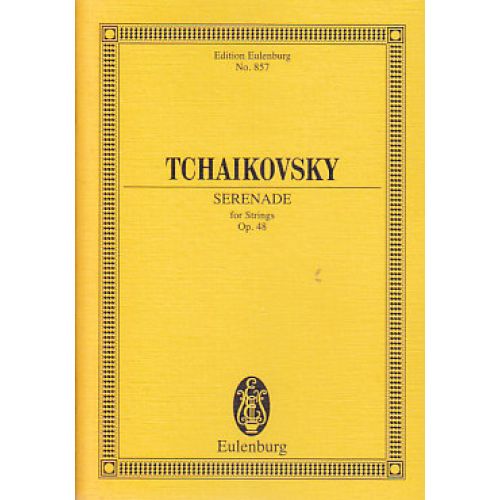 TCHAIKOVSKY P. I. - SERENADE POUR CORDES EN DO MAJ. OP. 48 - CONDUCTEUR DE POCHE