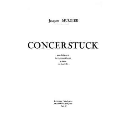MURGIER JACQUES - CONCERTSUCK - TUBA & PIANO