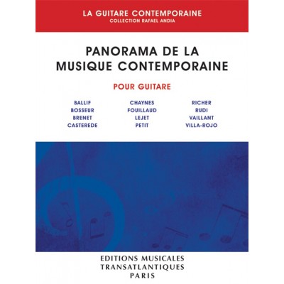 RAFAEL ANDIA - PANORAMA DE LA GUITARE CONTEMPORAINE 