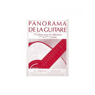 TRANSATLANTIQUES ANDIA / FAYANCE - PANORAMA DE LA GUITARE VOL.1 + CD