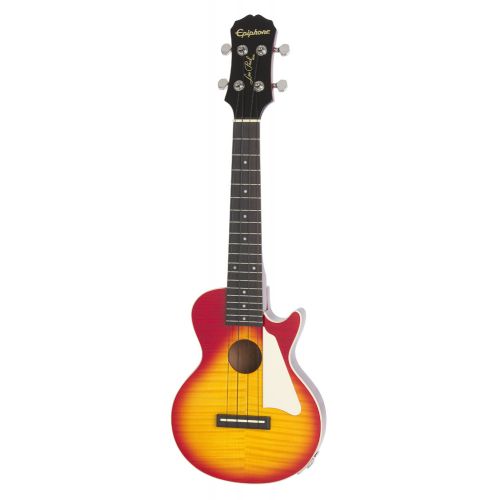 Epiphone Les Paul Ac/el Ukulele Outfit Heritage Cherry Sunburst