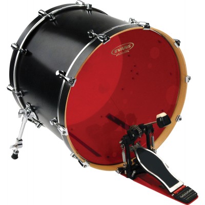 EVANS HYDRAULIC BASS DRUM HEAD RED 22 - BD22HR
