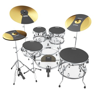 Set De Sourdines Fusion 10/12/14/14 - 18 A 26 + Cymbales