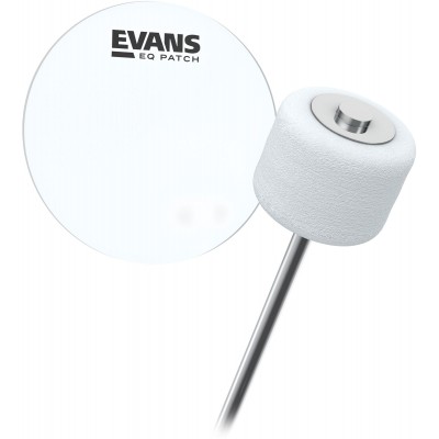 EVANS EQPC1 - EQ Single Pedal Patch, Clear Plastic