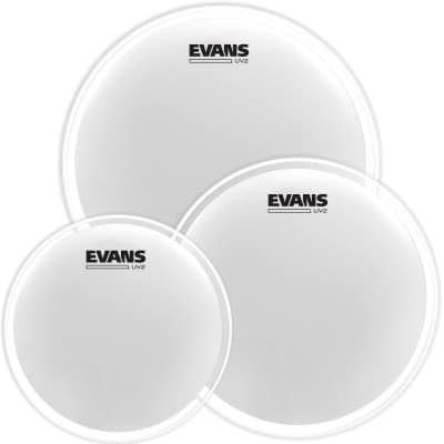 EVANS UV2 COATED TOM PACK - ROCK (10