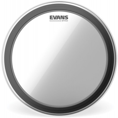 TT16EMAD - EMAD Peau de tom transparente avec cercle, 16 pouces