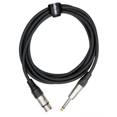 WOODBRASS MC25 - Klinke / XLR weiblich - 3 m