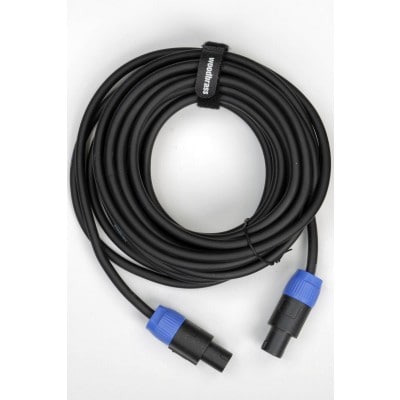 Klotz Câble haut-parleur 100 m 2x1,5 mm noir, rouleau