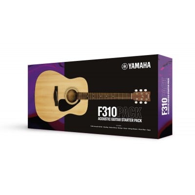 Pack guitare acoustique folk Yamaha F310PTBS + accessoires