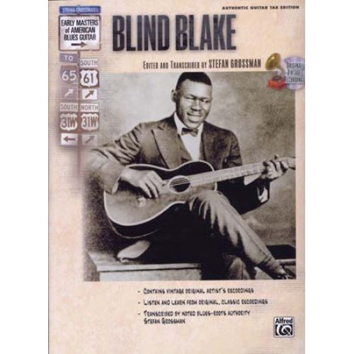 ALFRED PUBLISHING GROSSMAN STEFAN - BLIND BLAKE TAB +CD