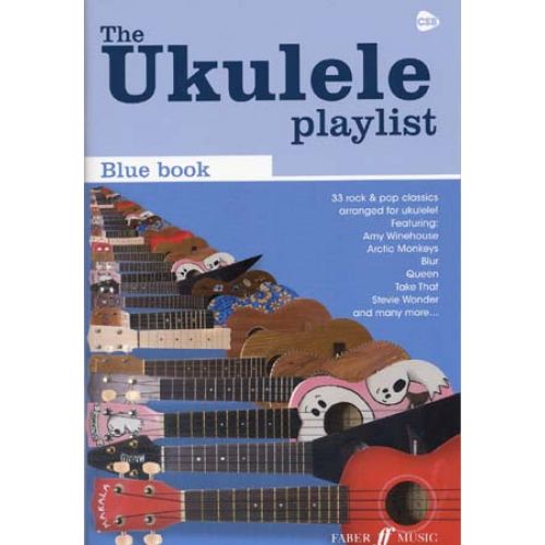 FABER MUSIC UKULELE PLAYLIST BLUE BOOK 32 ROCK & POP CLASSICS