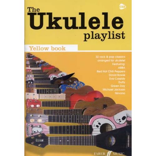 FABER MUSIC UKULELE PLAYLIST YELLOW BOOK 32 ROCK & POP CLASSICS