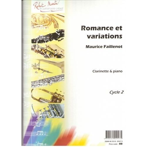 FAILLENOT M. - ROMANCE ET VARIATIONS