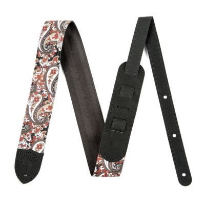 FENDER STRAP 2' RED PAISLEY