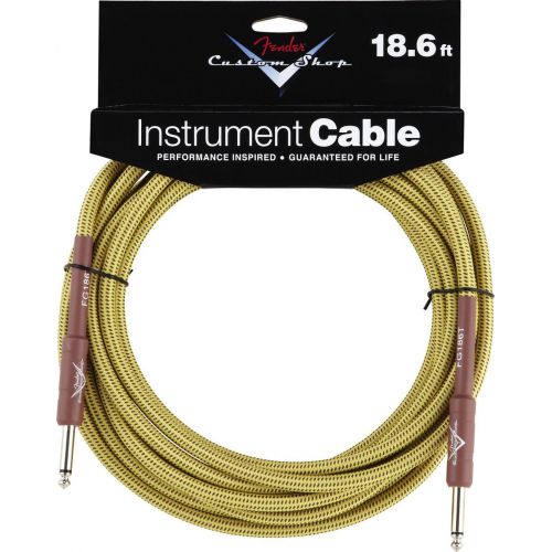 FENDER CUSTOM SHOP INSTRUMENT CABLE 15' TWEED