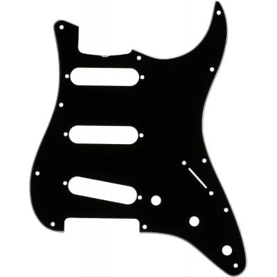 PICKGUARD 60S STRAT SSS BLACK