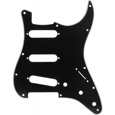 PICKGUARD STRAT SSS BLACK