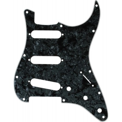 Pickguard Strat SSS Black Pearl