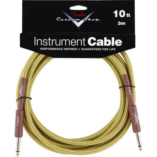 FENDER CUSTOM SHOP SERIES CABLE 10' TWEED