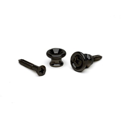 GOTOH Gotoh Gibson* Style Strap Button Black (2)