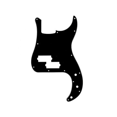 FRED S GUITAR PARTS PRECISION BASS BLACK 3-PLY .090"