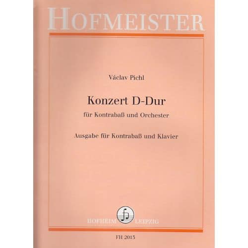 PICHL V. - KONZERT D-DUR - CONTREBASSE