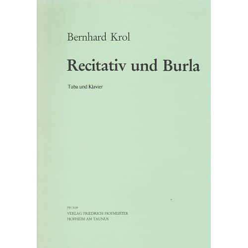 KROL BERNHARD - Recitativ und Burla op. 83,2 - TUBA/PIANO
