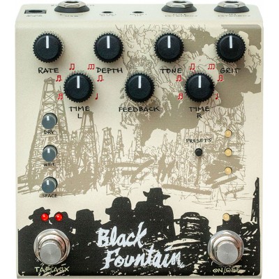 Black Fountain Stereo Cream - Oil Can Delay