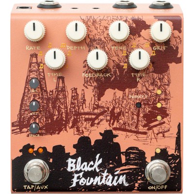 Black Fountain Stereo Terracotta - Oil Can Delay