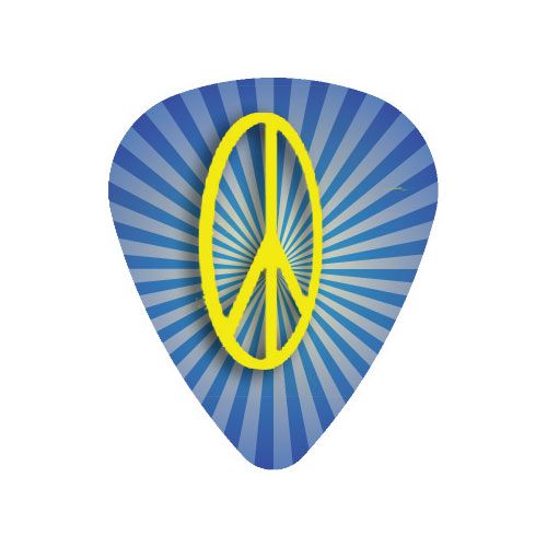 HOT PICKS MOTION - PEACE - ROTATING PEACE SIGN (.63MM)