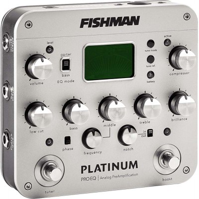 FISHMAN AMPS PLATINUM PRO EQ/DI ANALOG PREAMP
