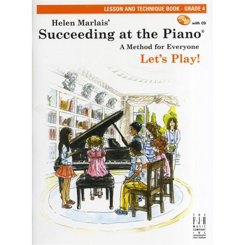 MARLAIS HELEN SUCCEEDING AT THE PIANO LESSON TECHNIQUE GR 4 + CD - PIANO SOLO
