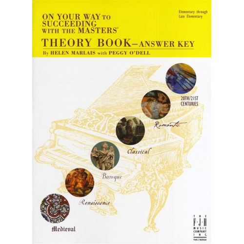 MARLAIS HELEN ON YOUR WAY TO SUCCEEDING WITH MASTERS THEORY ANSWER KEY - PIANO SOLO