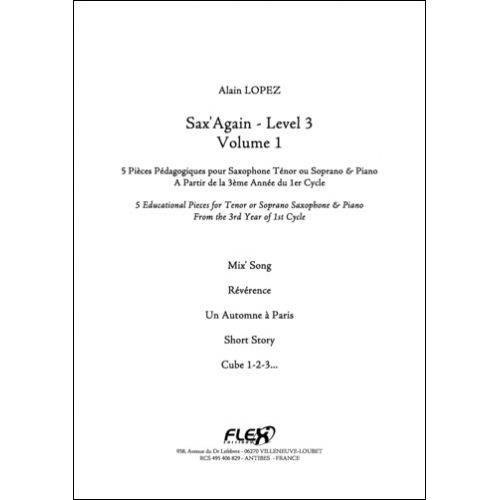 FLEX EDITIONS LOPEZ A. - SAX