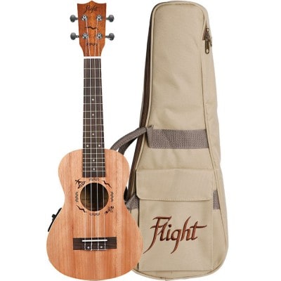 FLIGHT DUC523CEQ CONCERT ELECTRO-ACOUSTIC UKULELE