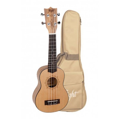 dus320 soprano ukulele - zebrawood bets (with bag)