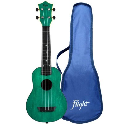 tus35 travel ukulele - green