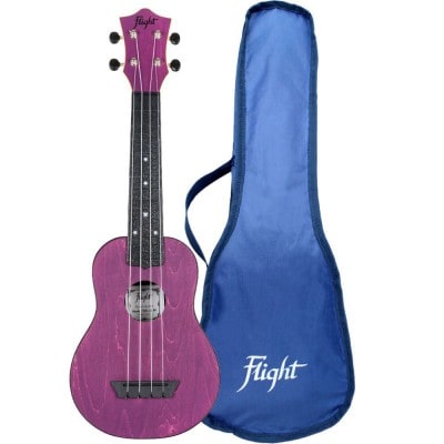 tus35 travel ukulele purple