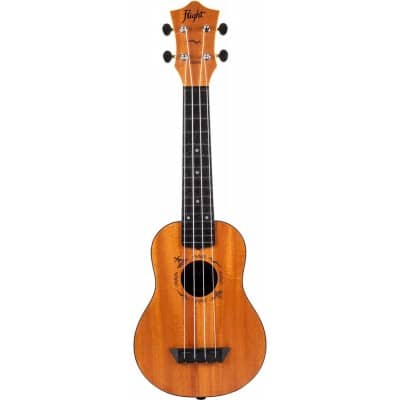 tus53 travel ukulele - mahogany